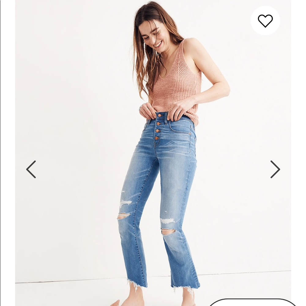 Madewell Cali Demi Boot Cut Jeans